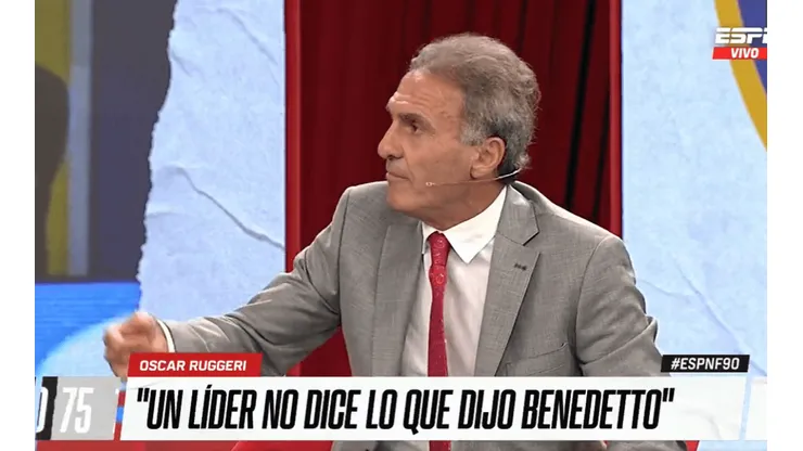 Ruggeri destrozó a Benedetto: "No se puede tratar así a un compañero"