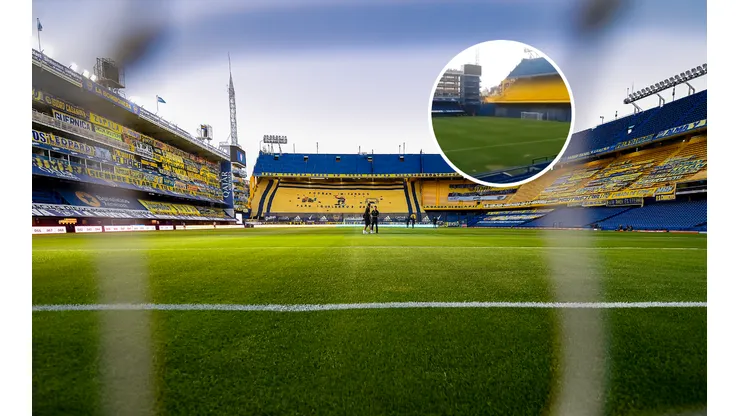 Así está La Bombonera a horas del partido contra Huracán