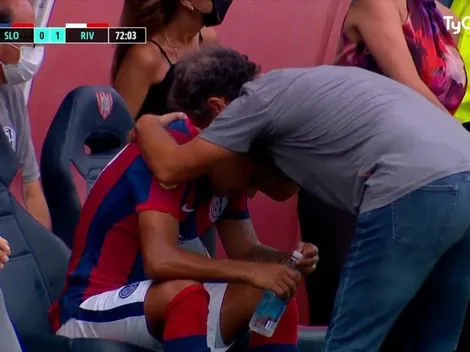 VIDEO | Troglio consoló a Nico Fernández después de errar su penal