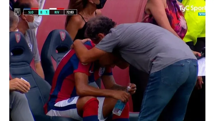 VIDEO | Troglio consoló a Nico Fernández después de errar su penal