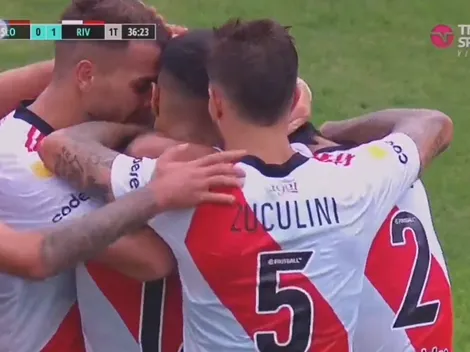 VIDEO | ¡Qué perfección! Paulo Díaz cumplió con la ley del ex y abrió el marcador para River