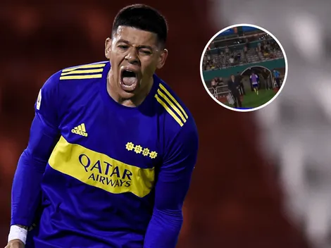 Marcos Rojo no festejó con sus compañeros el triunfo ante Central Córdoba: el increíble motivo
