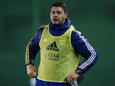 Festeja Battaglia: el jugador de Boca que volverá después de tres meses