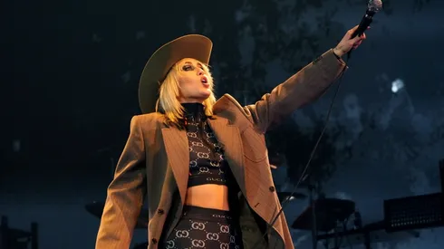Miley Cyrus se presenta en el Lollapalooza (Getty images).