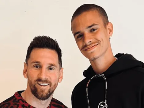 El hijo de Beckham subió foto con Messi, pero todos hablan del atuendo del 10