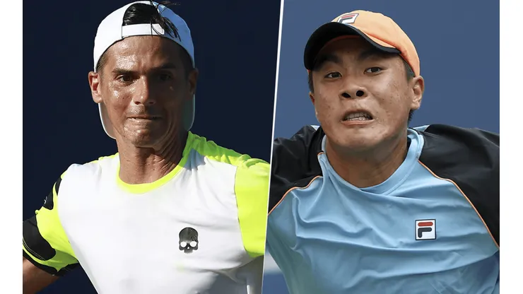 Federico Coria vs. Brandon Nakashima por el Masters 1000 de Indian Wells (Foto: Getty Images).