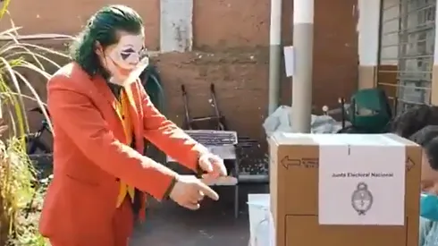 El 'Joker argentino', nuevamente en acción.