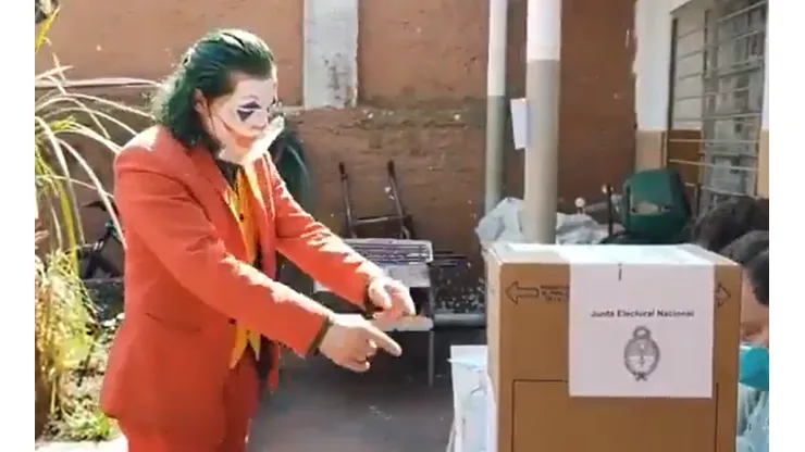El 'Joker argentino', nuevamente en acción.