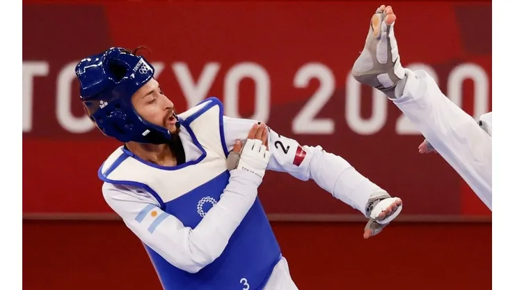 Lucas Guzmán quedó cerca del bronce, pero no alcanzó.