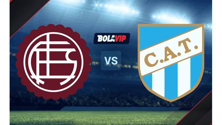 Lanús vs. Atlético Tucumán por la Liga Profesional del Fútbol Argentino.