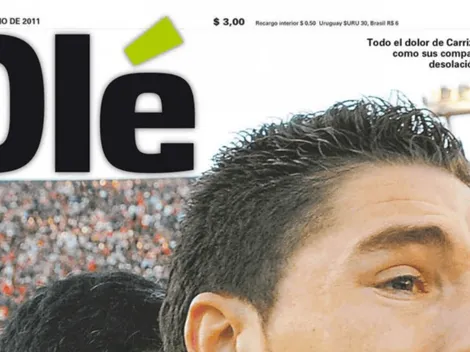 "River destrozado", la tapa de Olé del 27 de junio de 2011