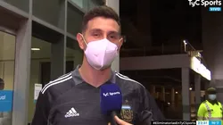 Martínez contó el motivo de su salida: "Me golpeé fuerte la nuca y perdí el conocimiento"