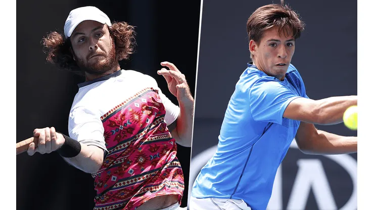 Marco Trungelliti y Sebastián Báez se medirán en el primer partido de la qualy de Roland Garros. (Foto: Getty).