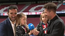 Compite para video del año: las hijas de Simeone cantaron de memoria el himno del Atlético