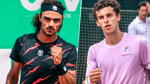 Andrea Collarini vs. Juan Manuel Cerúndolo, Qualy de Roland Garros 2021 (Créditos: Delfina Novillo vía Twitter)