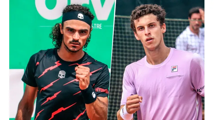 Andrea Collarini vs. Juan Manuel Cerúndolo, Qualy de Roland Garros 2021 (Créditos: Delfina Novillo vía Twitter)