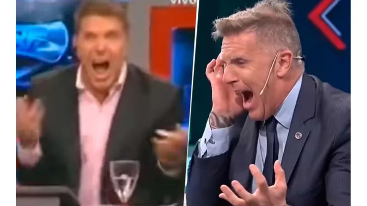 Video: Fantino volvió al Show del Fútbol y reeditó el histórico "Pará, Mozes, pará"