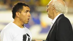 Carlos Tevez y Carlos Bianchi, ídolos de Boca.