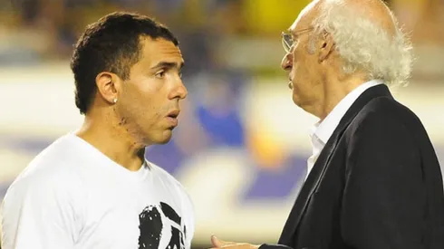 Carlos Tevez y Carlos Bianchi, ídolos de Boca.