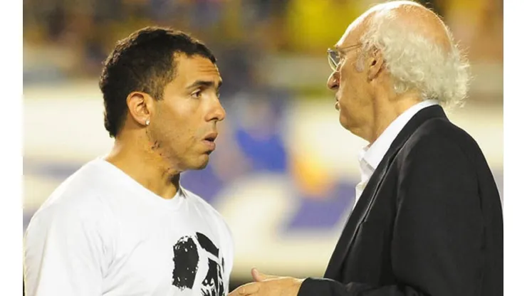 Carlos Tevez y Carlos Bianchi, ídolos de Boca.