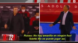 Video: Russo y Kudelka se cruzaron en pleno partido y se sacaron chispas