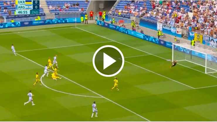 Golazo de Thiago Almada para Argentina contra Ucrania