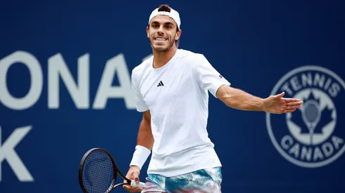 Francisco Cerundolo juega contra Ruud.