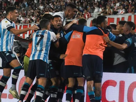 Fue la emoción por el empate: ¡el CM de Racing etiquetó a Lizy Tagliani en una foto!