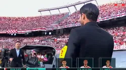 VIDEO | El frío saludo entre Gallardo y Gago antes del River-Racing