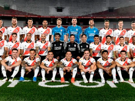 Los 3 ausentes de River en la foto grupal del plantel