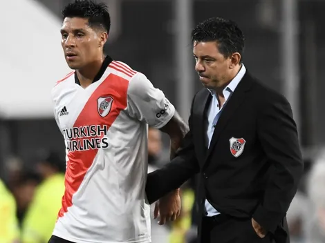River sufre por Enzo Pérez: ¿Por qué salió del clásico?