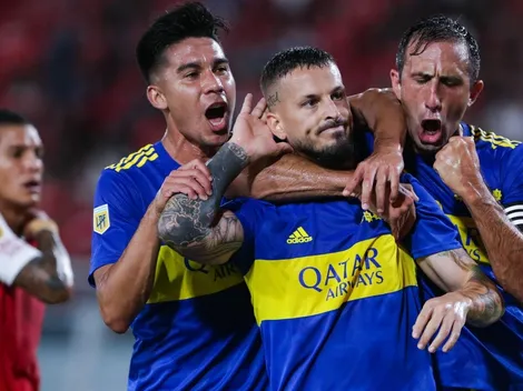 No fue el Topo Gigio: el particular festejo de Benedetto en su gol a Independiente