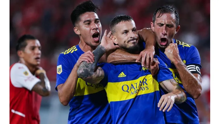 No fue el Topo Gigio: el particular festejo de Benedetto en su gol a Independiente