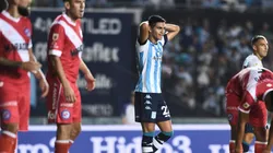 Edwin Cardona podría perderse el partido entre River y Racing.