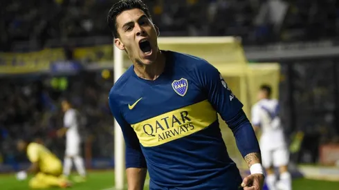Cristian Pavón en su paso por Boca.
