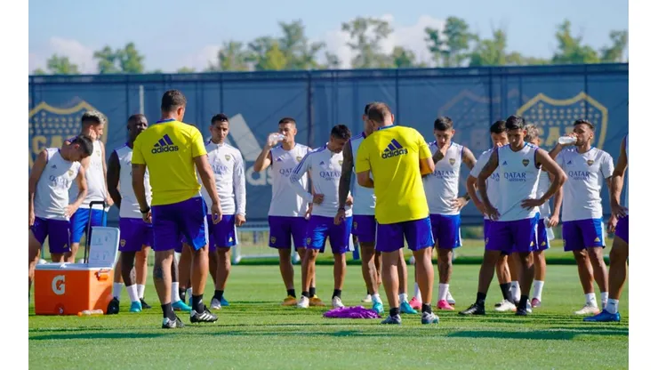 Baja sensible: la sorpresiva ausencia en el entrenamiento de Boca