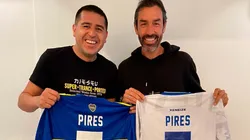 Antes de irse del país, Pirès le preguntó a Román por una joya de Boca