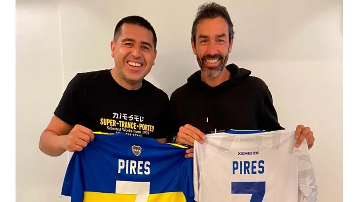 Antes de irse del país, Pirès le preguntó a Román por una joya de Boca