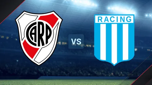 River vs. Racing por la Copa de la Liga.