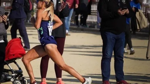 Florencia Borelli, a ritmo de récord argentino de maratón