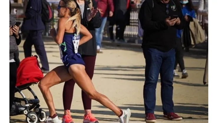 Florencia Borelli, a ritmo de récord argentino de maratón