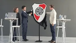 Jorge Brito habló del nuevo escudo de River y explicó el cambio: "Queríamos resaltar la banda roja"
