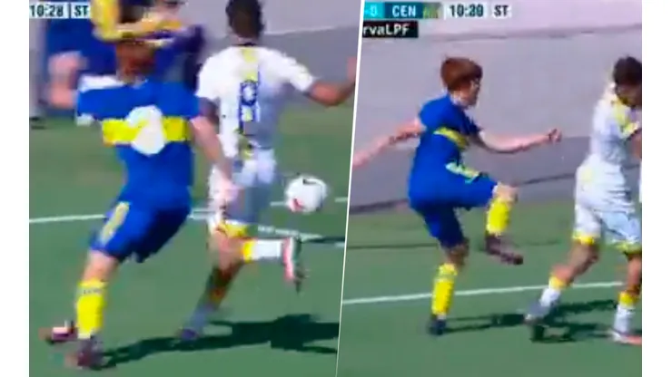 VIDEO | ¡Se volvió loco! El Colo Barco le pegó una piña a un rival y vio la roja