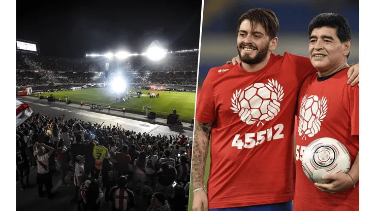 Diego Jr. y sus sensaciones tras la ovación de River a Diego.