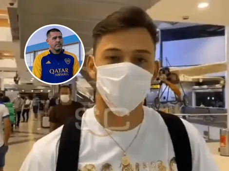 Óscar Romero llegó al país y confesó cómo fue su charla con Riquelme para ser jugador de Boca