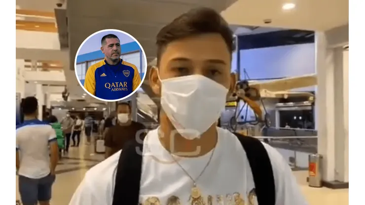 Óscar Romero llegó al país y confesó cómo fue su charla con Riquelme para ser jugador de Boca