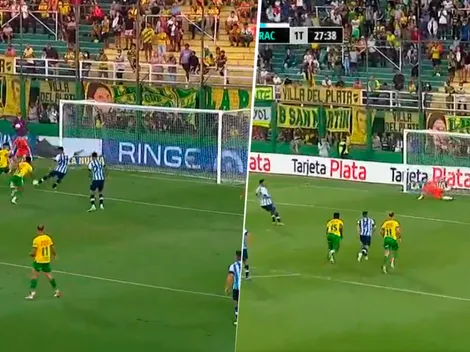 VIDEOS | Una de cal y una de arena: Cardona se perdió un gol insólito y luego convirtió su primer gol en Racing