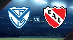 Vélez vs. Independiente por la Copa de la Liga.