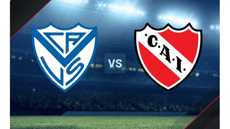 Vélez vs. Independiente por la Copa de la Liga.