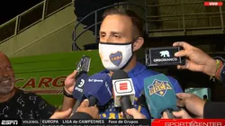 Izquierdoz habló de la frase de Riquelme.